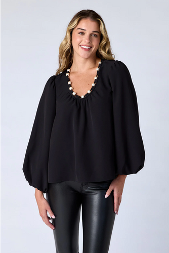 Rowan Blouse Black