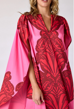 Load image into Gallery viewer, Corinth Cape Dress Grand Floral