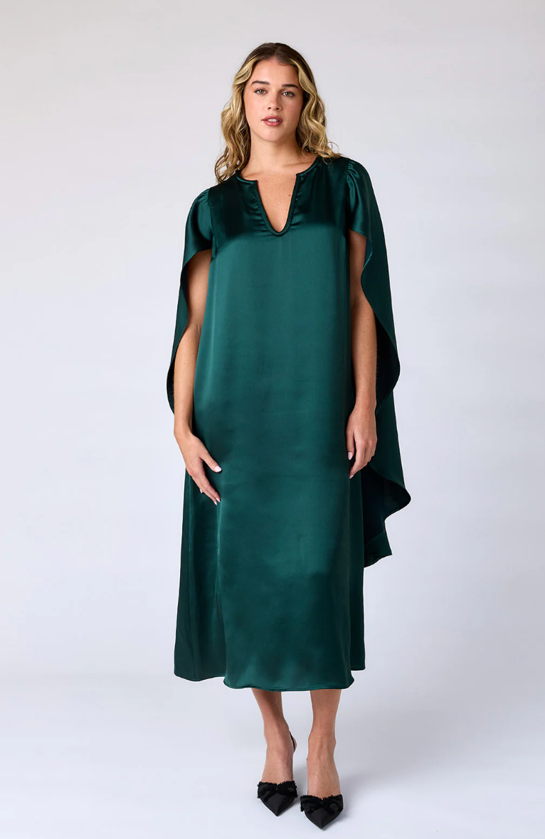 Corinth Cape Dress Balsam