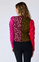 Load image into Gallery viewer, Jovie Cardigan Spotted Colorblock