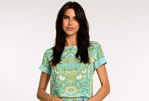 Tess Tee Damask Pool