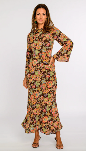 Lily Dress Wallflower Brown