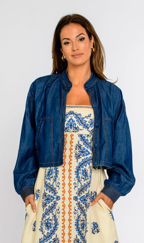 Melissa Jacket Solid Denim