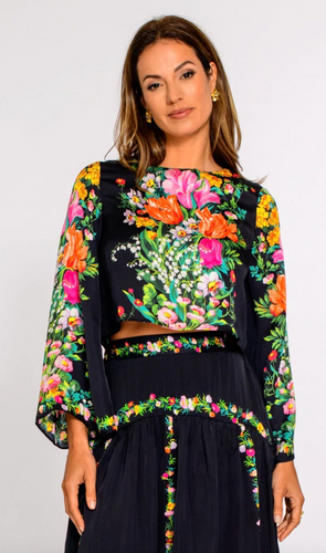 Gia Top Centerpiece Black