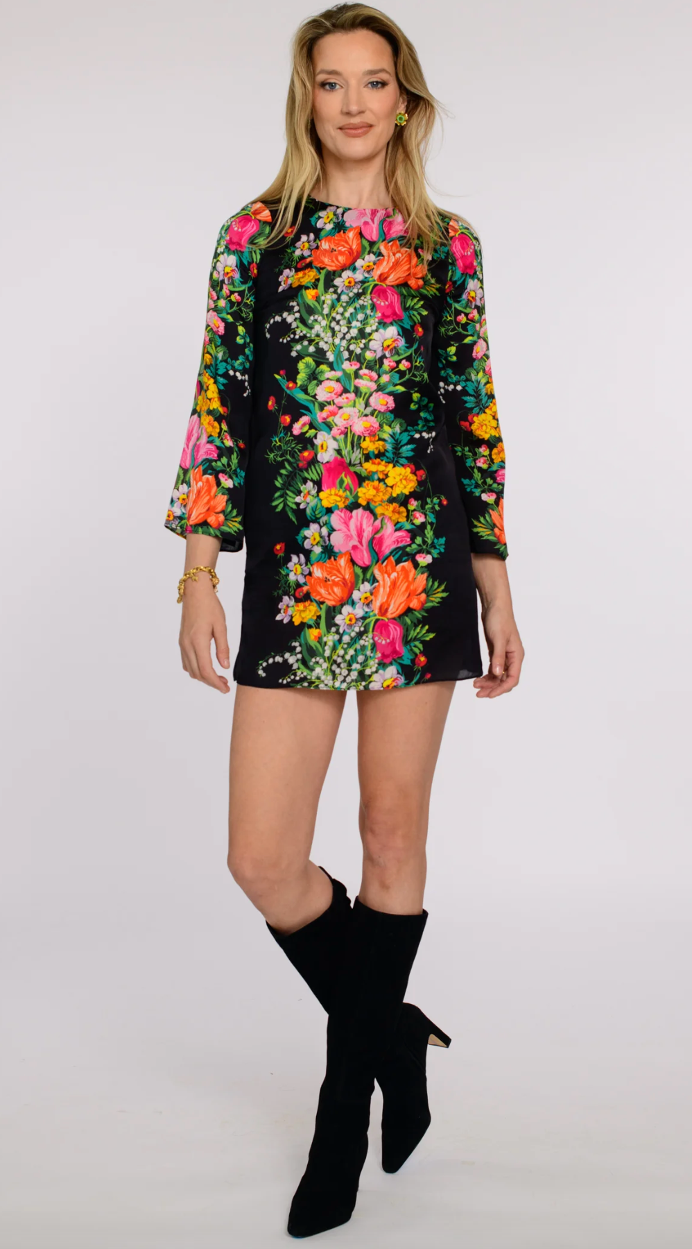Juliet Dress Centerpiece Black