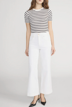 Load image into Gallery viewer, Seamed Wide Trouser Crop Au Natural