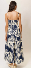 Load image into Gallery viewer, Shivon Dress Navy Ivory