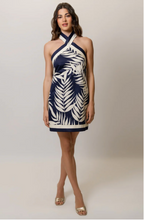 Load image into Gallery viewer, Baker Dress Navy Ivory