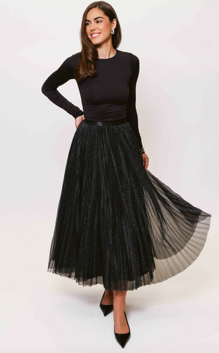 Roma Skirt Black Sparkle