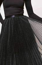 Load image into Gallery viewer, Roma Skirt Black Sparkle