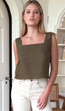 Load image into Gallery viewer, Roma Top Martini Olive