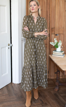 Load image into Gallery viewer, Frances 3 Dress Gothic Olive