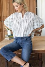 Load image into Gallery viewer, Mandarin Collar Top Signet Olive