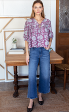 Load image into Gallery viewer, Puff Isla Top Arles Purple