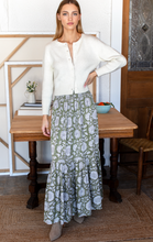 Load image into Gallery viewer, Shirred Skirt Gothic Olive