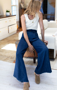 Tulip Trouser Indigo Hemp Org