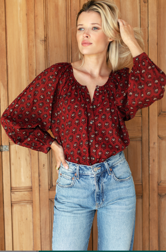 Frances Blouse Lantern FLWR R