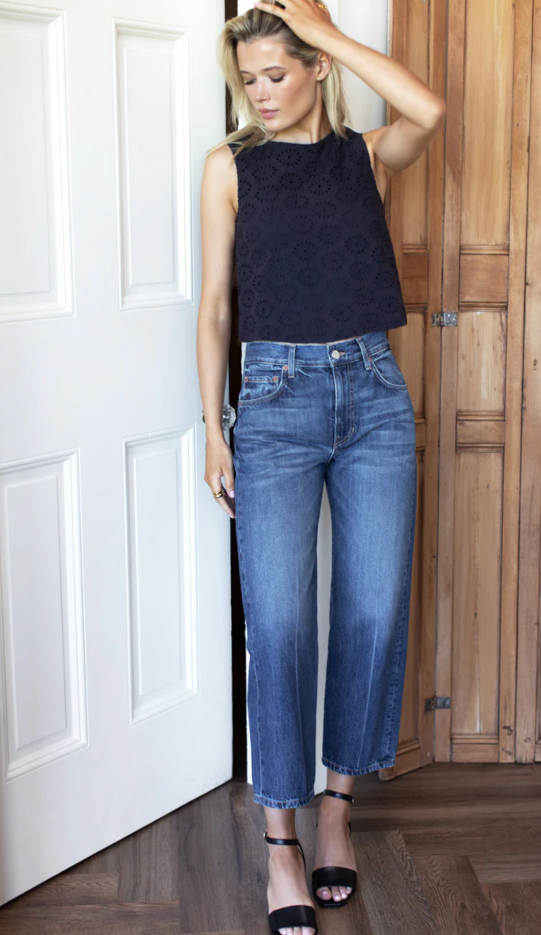 Studio Boxy Top Midnight