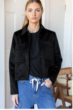 Load image into Gallery viewer, Atelier Pocket Jacket Black Wool