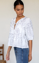 Load image into Gallery viewer, Puff Isla Maeve Outline Indigo