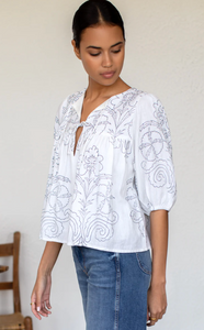 Puff Isla Maeve Outline Indigo
