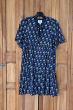 Load image into Gallery viewer, Isla Dress Pressed Poppies Blue