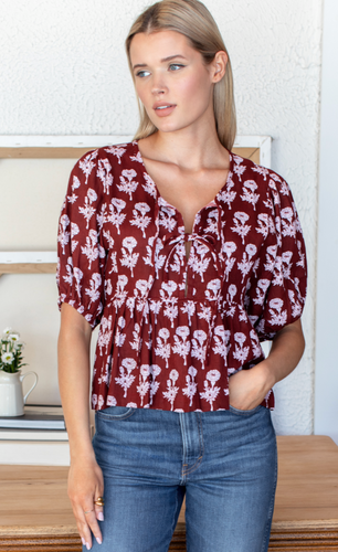 Bastian Top Pressed Marigold