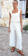 Load image into Gallery viewer, Roma Top 2 Ivory Linen