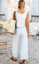 Load image into Gallery viewer, Roma Top 2 Ivory Linen