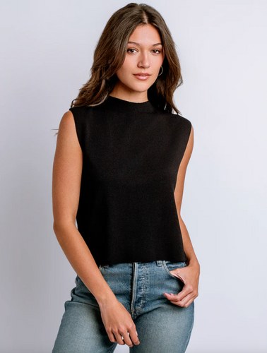 Betty Solid Top Black