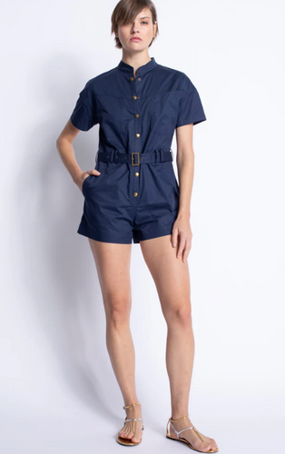 Zoe Romper Navy