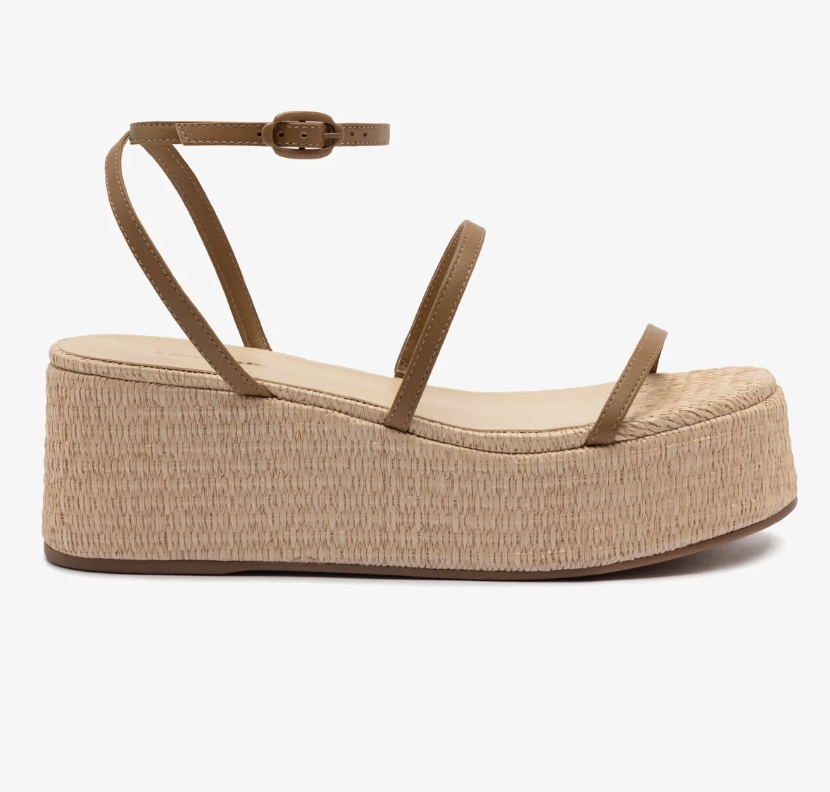 Gio Flatform Sandal Hazelnut