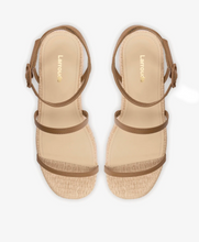 Load image into Gallery viewer, Gio Flatform Sandal Hazelnut