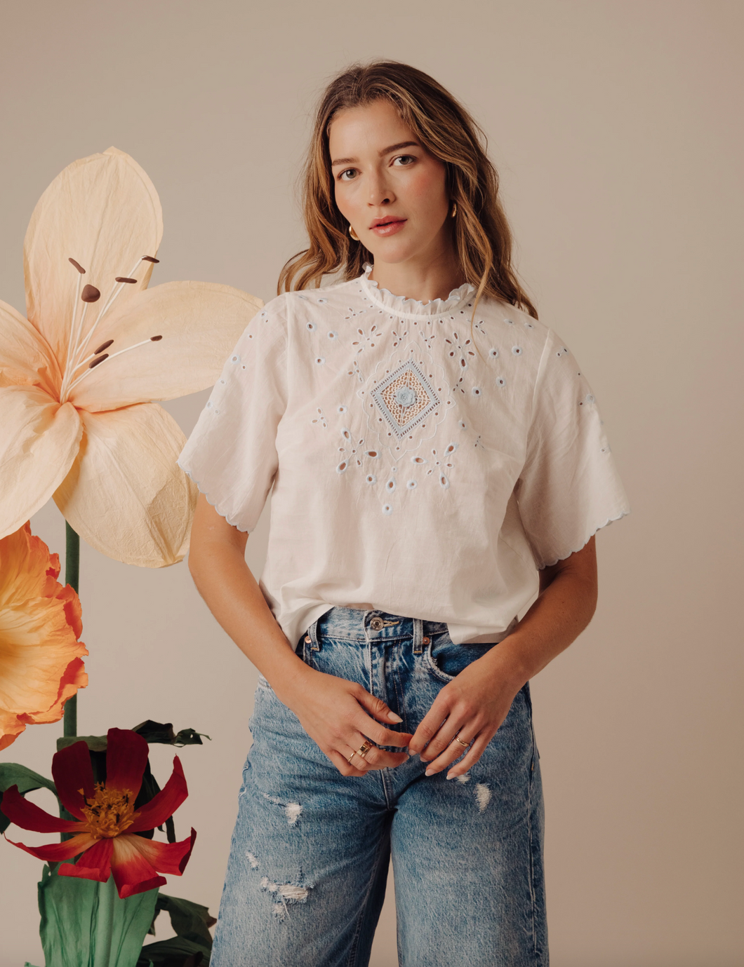 Preston Top Forget Me Not
