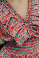 Load image into Gallery viewer, Azalea Dress Strawberry Thief Liberty
