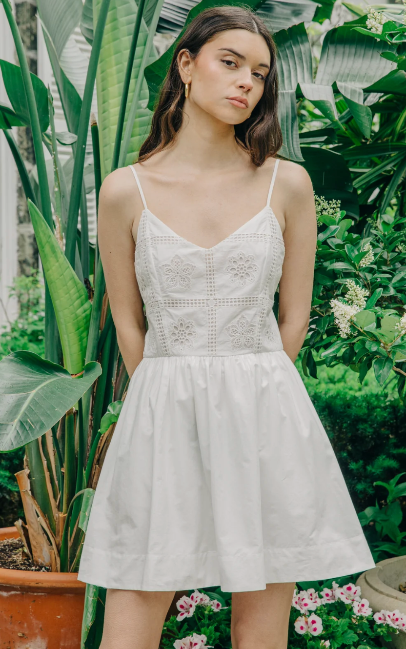 Maya Dress White