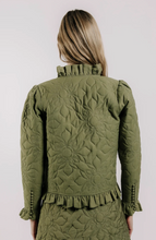 Load image into Gallery viewer, Melanie Quilted Jacket Olive