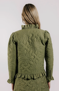 Melanie Quilted Jacket Olive