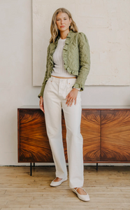 Melanie Quilted Jacket Olive