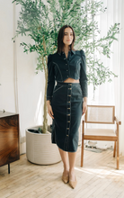 Load image into Gallery viewer, Appoline Midi Skirt Pagent Blue