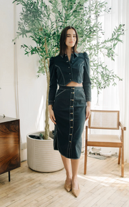Appoline Midi Skirt Pagent Blue