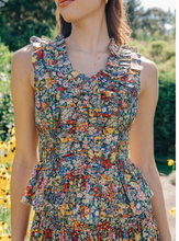 Load image into Gallery viewer, Zephyr Top Cottage Garden Liberty