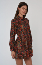 Load image into Gallery viewer, Marta L/S Mini Dress Harlequin Print