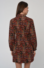 Load image into Gallery viewer, Marta L/S Mini Dress Harlequin Print
