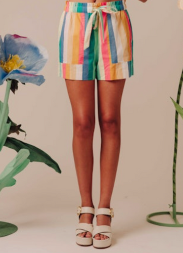 Ramona Shorts Multi Stripe