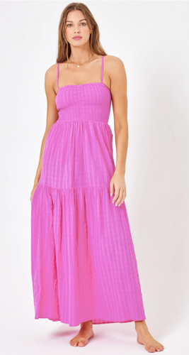 Mallorca Dress Raspberry
