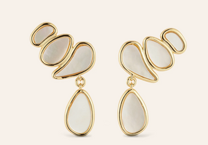 Petite Paulina Earrings White