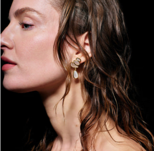 Petite Paulina Earrings White