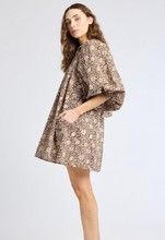 Load image into Gallery viewer, Daisy Dress Cocoa Floral