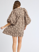 Load image into Gallery viewer, Daisy Dress Cocoa Floral